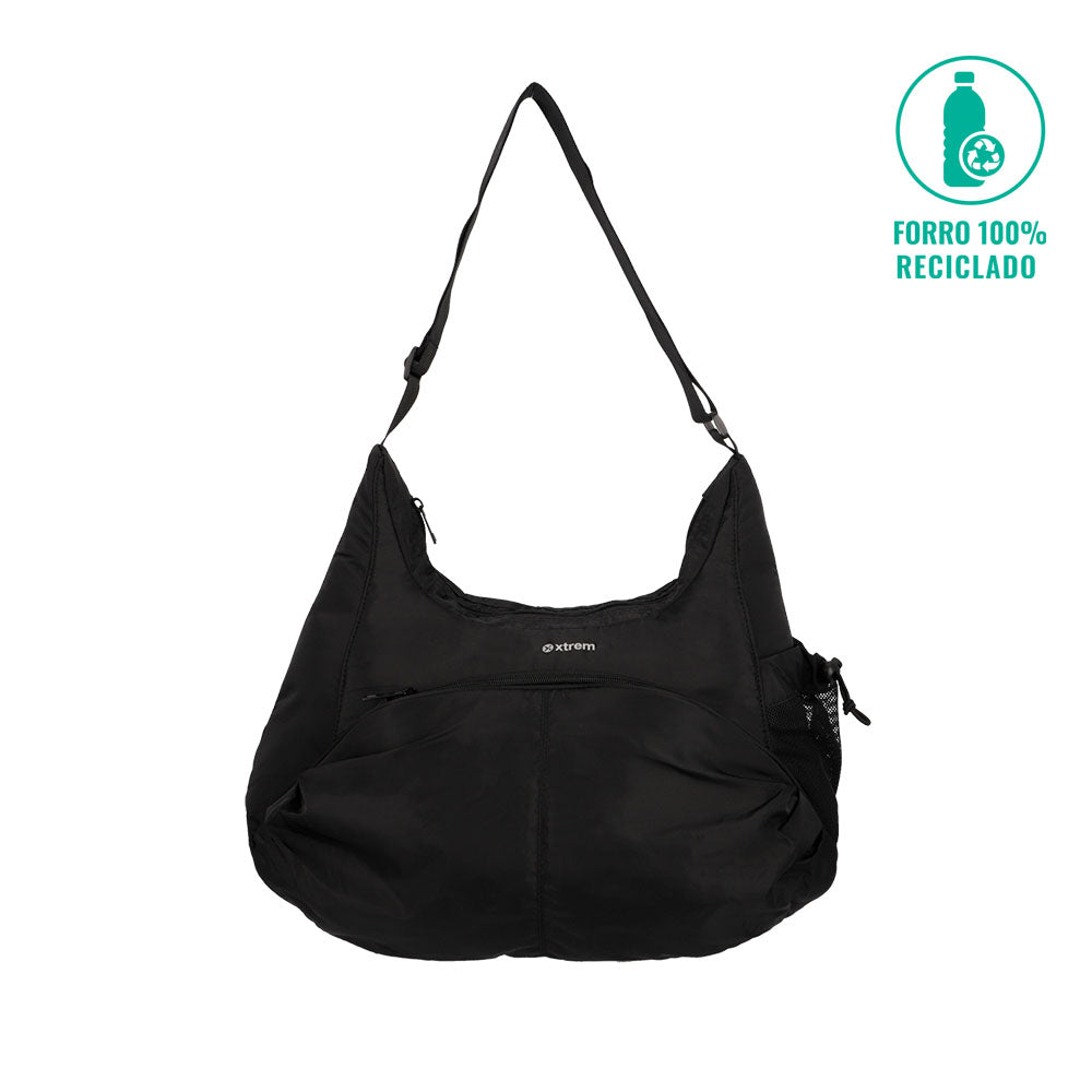 Bolso Deportivo de Mujer Stretch Negro Mediano