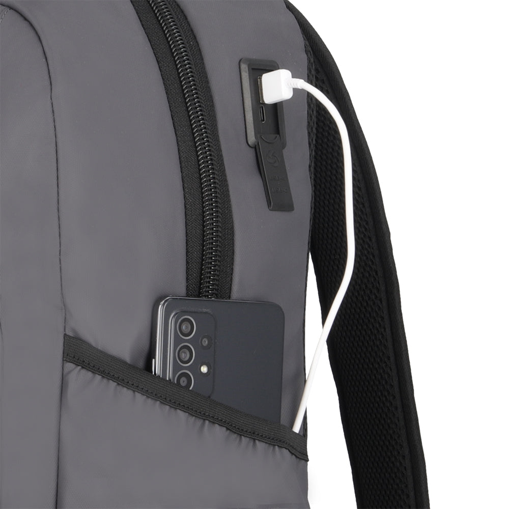 Mochila para laptop Acceleration Bravo gris 17''